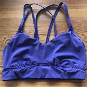 Women's Plum colored Strappy Bralette